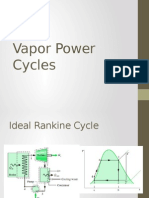 Vapor Power Cycles lecture notes