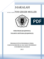 Detektor Geiger Muller