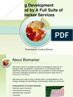 Drug Development Supported by A Full Suite of Biomarker Services