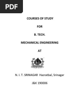 Mech Syllabus Btech