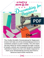 Dressmaking For Beginners Booklet Flat