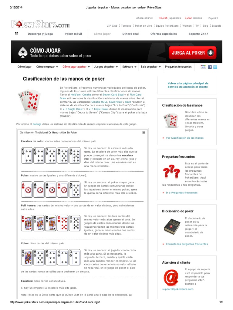 Rango De Manos Poker Texas Holdem