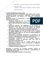 Particularitatile Fenomenului Economic Si Locul Stiintei Economice in Sistemul Stiintelor Contemporane. (Conspecte - MD)