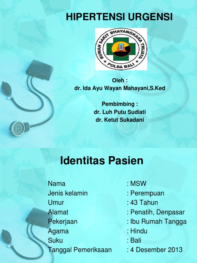 Krisis Hipertensi Surya Husadha Hospital