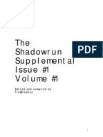 Shadowrun the Shadowrun Supplemental 001