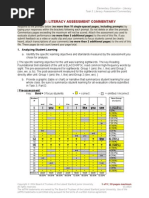 Task 3 - Part C - Literacy Assessment Commentary