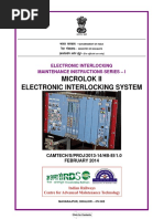 Handbook On Electronic Interlocking Maintenance Instruction Series I PDF