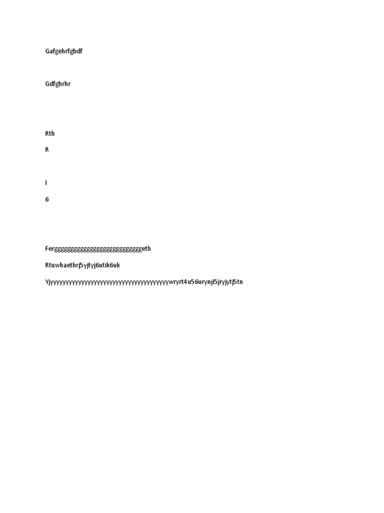 Unreadable Text Placeholder | PDF