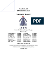 Kelompok 3 Reguler - Metabolit Reaktif