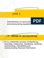 Introduction To Accounting