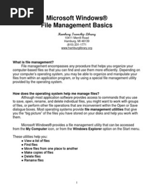 File Management