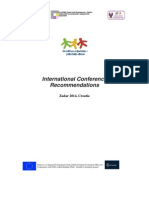 International Cenference Recommendations