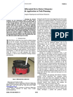 On Differential Drive Robot Odometry With Application To Path Planning