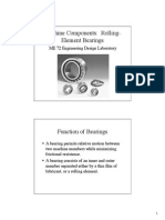 Machine Components: Rolling-Element Bearings