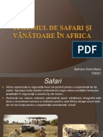Turismul de Safari Și Vânătoare În Africa