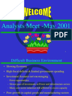 Analysts Meet - May 2001