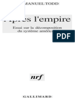 (eBook-Elivre French Francais) Emmanuel Todd - Apres L'Empire