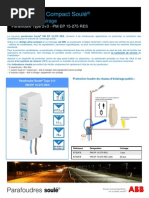 Fiche Parafoudre PM EP 15-275-Type 2 - Reseaux Eclairage