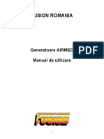 Manual de Utilizare Generator AIRMEC