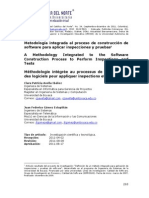 Metodología Integrada Al Proceso de Construcción de Software