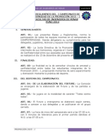 Bases y Reglamento Del i Campeonato de Confraternidad de La Promoción 2015