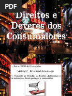Power Point - legislação dos direitos dos consumidores