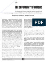 Managing The Opportunity Portfolio PDF
