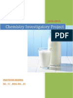 Study of Amount of Casein in Different Samples of Milk