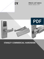 Stanley Commercial Hardware Price Book - 2015