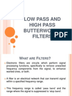Low Pass and High Pass Filters