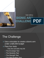 bionic arm challenge