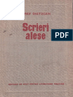 Josef Dietzgen-Scrieri alese