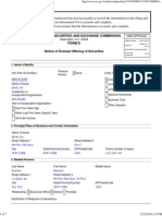 Quirky SEC Form D