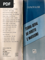 PACHUKANIS Evgene. Teoria Geral Do Direito e Marxismo