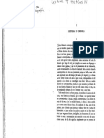 Croce, "Historia y Crónica" y "Las Pseudohistoria" en Teoría e Historia de La Historiografía