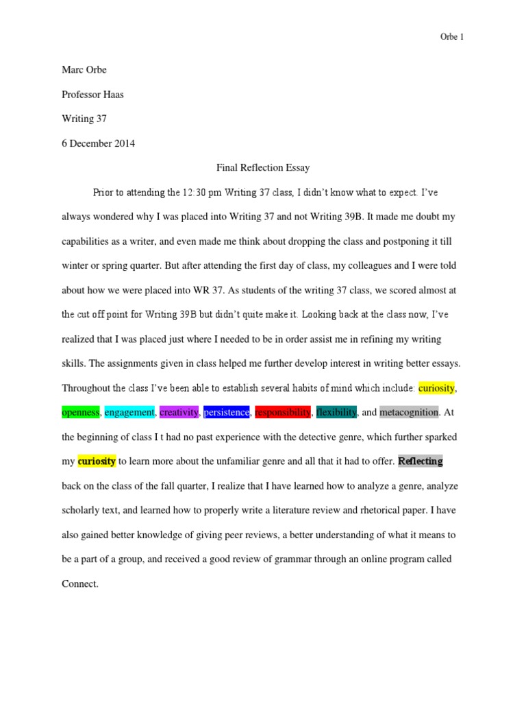 File review essay picture