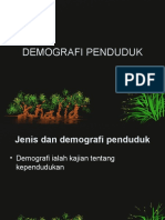 DEMOGRAFI PENDUDUK