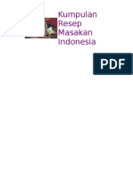 Download Kumpulan Resep Masakan Indonesia by almaeda SN25000026 doc pdf