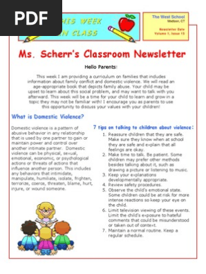 alyssas classroom newsletter