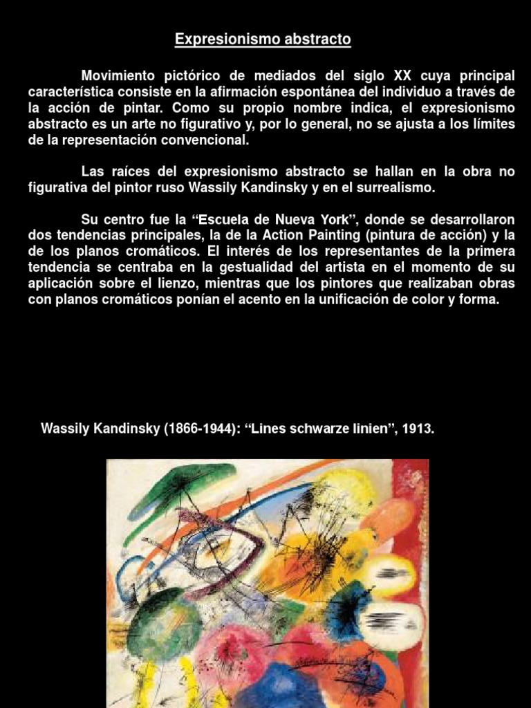 Expresionismo Abstracto: Arte y Orígenes | PDF