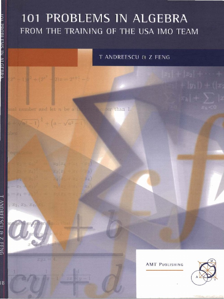 101 Problems in Algebra | PDF | Polynomial | Equations