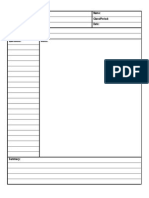 cornell notes blank template