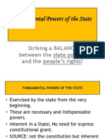 Powers of The State