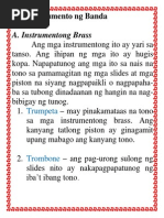 Mga Instrumento NG Rondalla | PDF