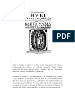 Nican Mopohua - Relato de Las Apariciones de Santa Maria de Guadalupe