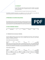 Estimacion y Redondeo