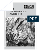ANU Undergraduate Handbook 2009