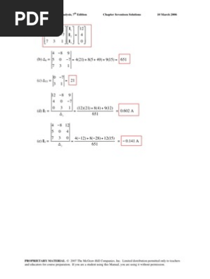 Engineering Circuit Analysis 7th Edition Chapter 17 Solution Electronic Design Electronics