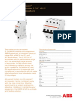 Miniature Circuit Breaker S 200 M UC For DC and AC Applications