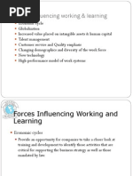 Forces Influencing Working and Learning